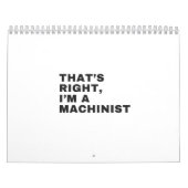 IK BEN EEN MACHINIST KALENDER (Hoes)