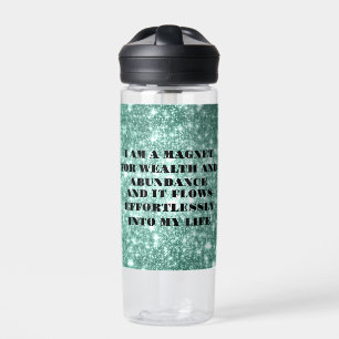 Ik Ben een Magneet voor Welvaart Bevestiging Waterfles