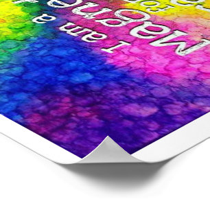 Ik ben een magneet voor wonderen poster