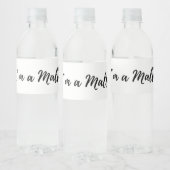 Ik ben een mallu premium gelaatsmasker klassieke r waterfles etiket (Flessen)