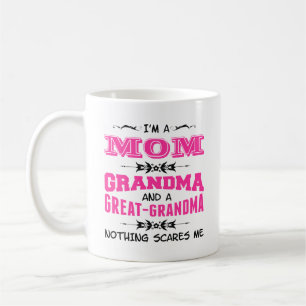 Ik ben een mama, oma en een grote oma koffiemok
