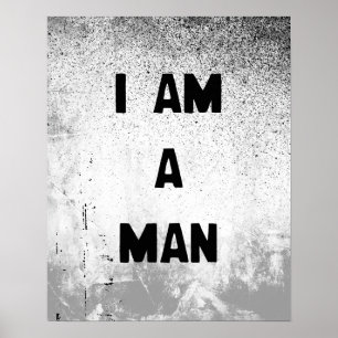 IK BEN EEN MAN POSTER