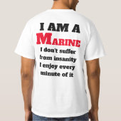 IK BEN EEN MARINE T-SHIRT (Achterkant)