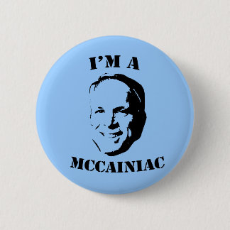 Ik ben een McCainiac Button
