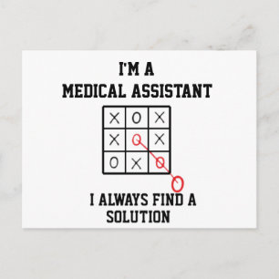 Ik ben een medisch assistent, ik vind altijd een o briefkaart