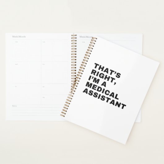 IK BEN EEN MEDISCHE BIJSTANDER PLANNER (Display)