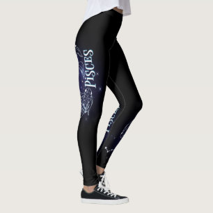 Ik ben een meisje van Pisces. Trendy Pisces Zodiac Leggings