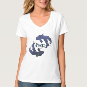 Ik ben een meisje van Pisces. Trendy Pisces Zodiac T-shirt