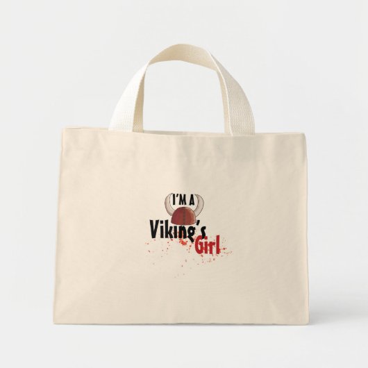 Ik ben een meisje van Viking - tas (Voorkant)