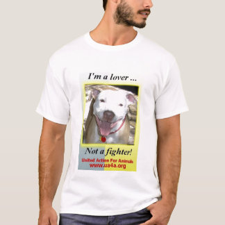 Ik ben een minnaar...geen vechter! t-shirt