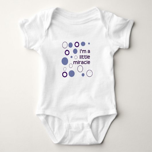 Ik ben een mirakel IVF baby Romper (Voorkant)