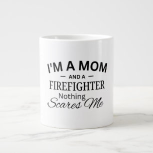 Ik ben een moeder en een brandweerman niets maakt extra grote beker