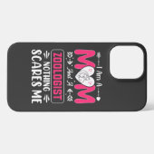 Ik ben een moeder en een ziooloog. Niets maakt me iPhone Hoesje (Achterkant horizontaal)