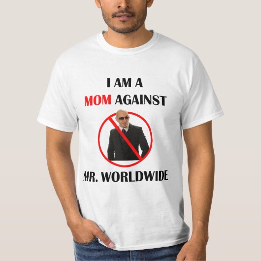 Ik ben een moeder tegen het pitbullconcert t-shirt (Voorkant)