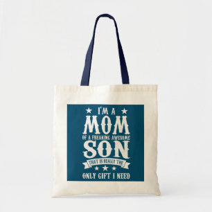Ik ben een moeder van een geweldige zoon moeder. tote bag