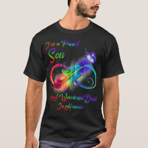 Ik ben een moedige zoon van een fantastische vader t-shirt