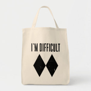 Ik ben een moeilijke skiliefhebber met dubbele dia tote bag