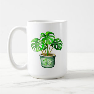 Ik ben een Monstera zonder mijn koffie Funny Pla Koffiemok