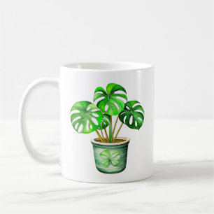 Ik ben een Monstera zonder mijn koffie   Funny Pla Koffiemok