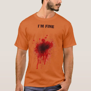 Ik ben een mooie, dunne, bruisende, bruine kostum t-shirt