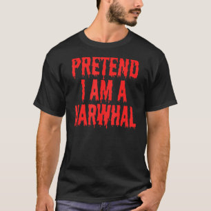 Ik ben een Narwhal Costume Kinder Halloween T-shirt