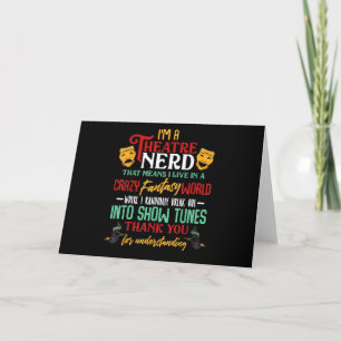 Ik ben een nerd op het toneel Acter Liefhebbers Ac Kaart