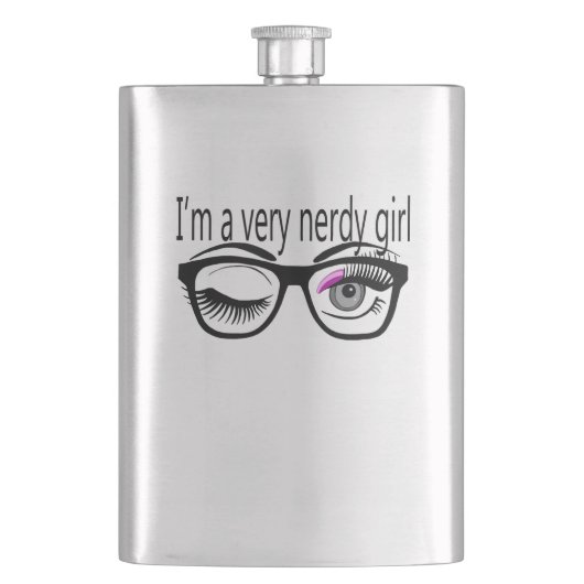 Ik ben een nerdy meisje met roze oogschaduw flacon (Voorkant)