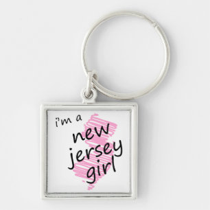 Ik ben een New Jersey Girl Sleutelhanger