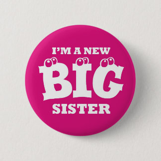 Ik ben een nieuwe Big Sister Button Badge