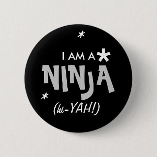 IK BEN EEN NINJA RONDE BUTTON 5,7 CM