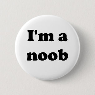 Ik ben een noob ronde button 5,7 cm