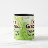 Ik ben een oma... Wat is jouw Superpower? Mok (Midden)