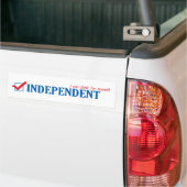 Ik ben een onafhankelijke bumpersticker (Op Truck)
