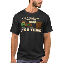 IK BEN EEN ONGEDWONGEN MAPJE GRAFISCH T-Shirt