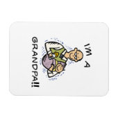 Ik ben een opa -opa en Baby Tshirts en geschenken Magneet (Horizontaal)