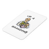 Ik ben een opa -opa en Baby Tshirts en geschenken Magneet (Linkerzijde)