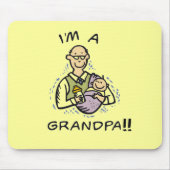 Ik ben een opa T shirten en geschenken Muismat (Voorkant)