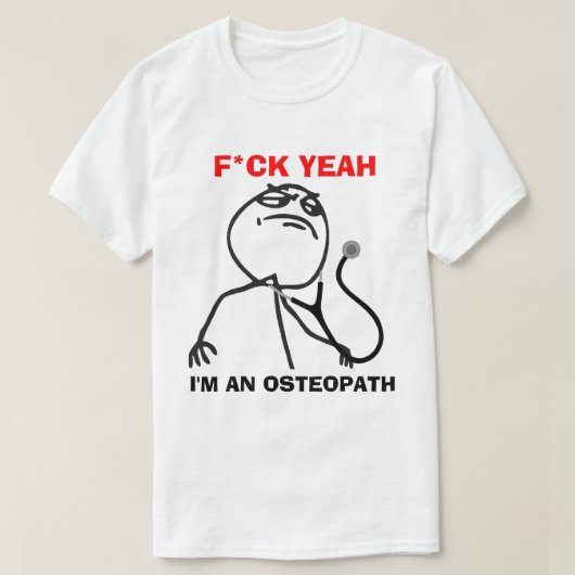 Ik ben een Osteopath T-shirt (Design voorkant)