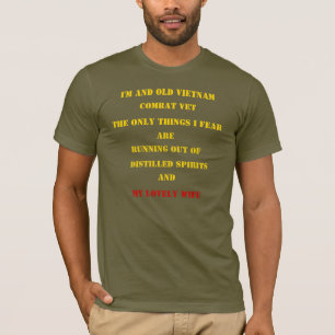 IK BEN EEN OUD VIETNAM COMBAT VET T-SHIRT