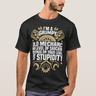 Ik ben een ouderwetse machine, motorenofferte, mot t-shirt