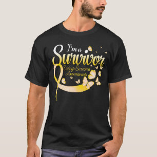 Ik ben een overlevende Ewings Sarcoma Awareness Bu T-shirt