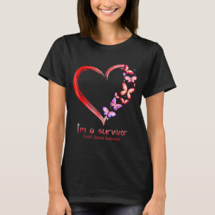 Ik ben een overlevende Hartziekte Bewustzijn Maand T-shirt