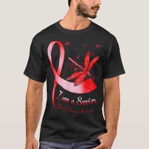 Ik ben een overlevende Hartziekte Bewustzijn Maand T-shirt