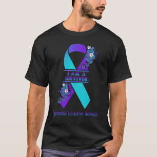 Ik ben een overlevende Hyperemesis Gravidarum bewu T-shirt