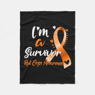 Ik ben een overlevende RSD Crps Bewustheid Fleece Deken
