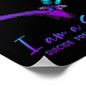 Ik ben een overlevende zelfmoordpreventie hart poster (Hoek)