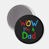 Ik ben een pa T-shirts en GIfts Magneet (Voorkant / Achterkant)