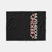 Ik ben een paddenstoelenplukker fleece deken (Voorkant (Horizontaal))