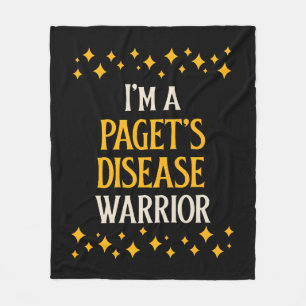 Ik ben een Paget's Disease-strijder Fleece Deken