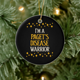 Ik ben een Paget's Disease Warrior Keramisch Ornament